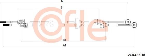 Cofle 92.2CB.OP018 - Cavo comando, Cambio manuale autozon.pro