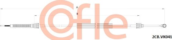 Cofle 92.2CB.VK041 - Cavo comando, Cambio manuale autozon.pro