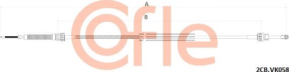 Cofle 92.2CB.VK058 - Cavo comando, Cambio manuale autozon.pro