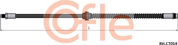 Cofle 92.BH.CT014 - Flessibile del freno autozon.pro