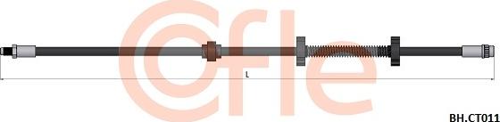 Cofle 92.BH.CT011 - Flessibile del freno autozon.pro