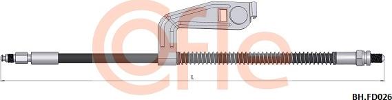 Cofle 92.BH.FD026 - Flessibile del freno autozon.pro