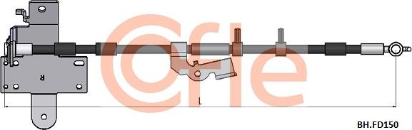 Cofle 92.BH.FD150 - Flessibile del freno autozon.pro