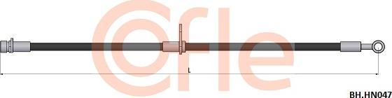 Cofle 92.BH.HN047 - Flessibile del freno autozon.pro