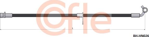 Cofle 92.BH.HN026 - Flessibile del freno autozon.pro