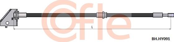 Cofle 92.BH.HY091 - Flessibile del freno autozon.pro