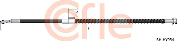 Cofle 92.BH.HY054 - Flessibile del freno autozon.pro
