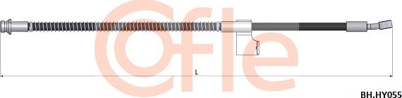 Cofle 92.BH.HY055 - Flessibile del freno autozon.pro