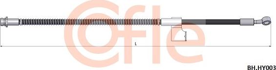 Cofle 92.BH.HY003 - Flessibile del freno autozon.pro