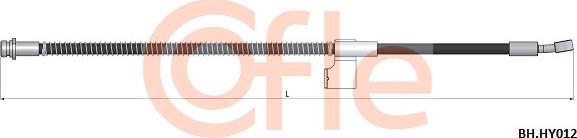 Cofle 92.BH.HY012 - Flessibile del freno autozon.pro