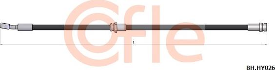 Cofle 92.BH.HY026 - Flessibile del freno autozon.pro