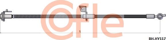 Cofle 92.BH.HY117 - Flessibile del freno autozon.pro