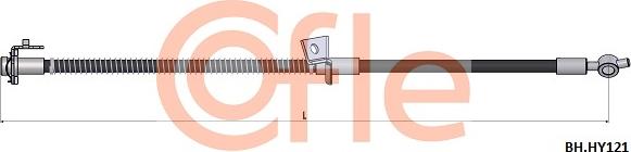 Cofle 92.BH.HY121 - Flessibile del freno autozon.pro