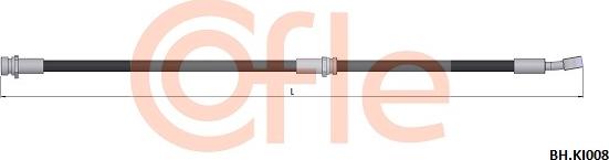 Cofle 92.BH.KI008 - Flessibile del freno autozon.pro