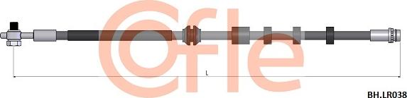 Cofle 92.BH.LR038 - Flessibile del freno autozon.pro