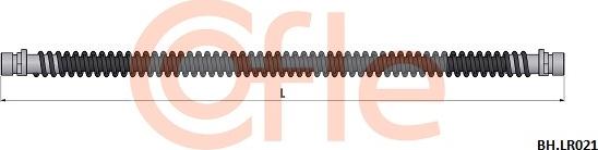 Cofle 92.BH.LR021 - Flessibile del freno autozon.pro