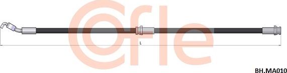 Cofle 92.BH.MA010 - Flessibile del freno autozon.pro
