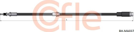 Cofle 92.BH.MA037 - Flessibile del freno autozon.pro