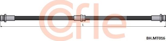 Cofle 92.BH.MT016 - Flessibile del freno autozon.pro