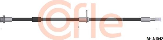 Cofle 92.BH.NI042 - Flessibile del freno autozon.pro