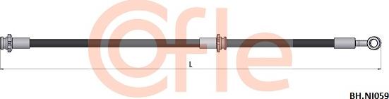 Cofle 92.BH.NI059 - Flessibile del freno autozon.pro