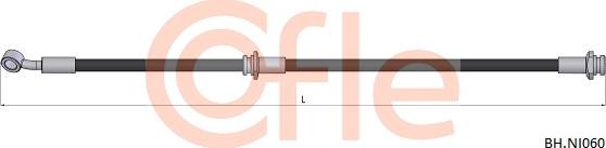 Cofle 92.BH.NI060 - Flessibile del freno autozon.pro