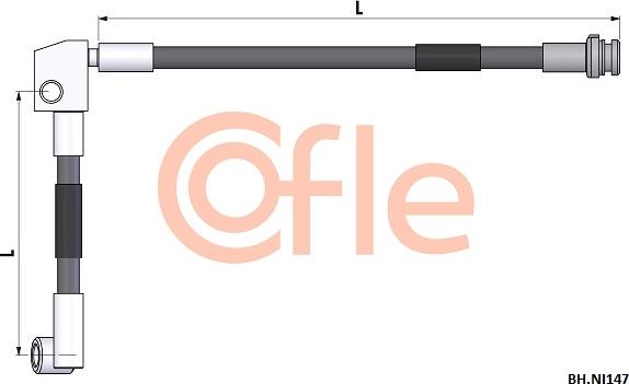 Cofle 92.BH.NI147 - Flessibile del freno autozon.pro