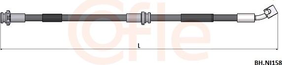 Cofle 92.BH.NI158 - Flessibile del freno autozon.pro