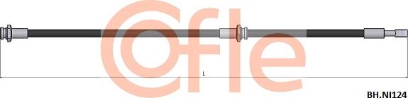 Cofle 92.BH.NI124 - Flessibile del freno autozon.pro