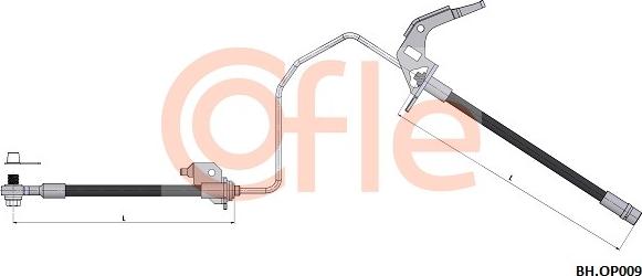 Cofle 92.BH.OP009 - Flessibile del freno autozon.pro