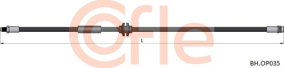 Cofle 92.BH.OP035 - Flessibile del freno autozon.pro