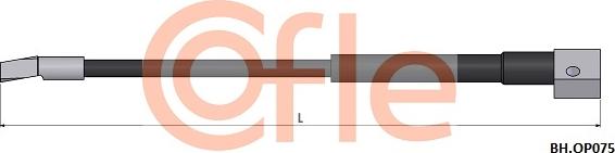 Cofle 92.BH.OP075 - Flessibile del freno autozon.pro