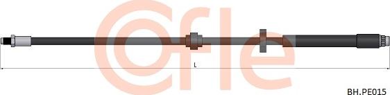 Cofle 92.BH.PE015 - Flessibile del freno autozon.pro
