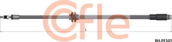 Cofle 92.BH.PE107 - Flessibile del freno autozon.pro