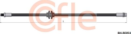 Cofle 92.BH.RE051 - Flessibile del freno autozon.pro