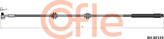 Cofle 92.BH.RE119 - Flessibile del freno autozon.pro