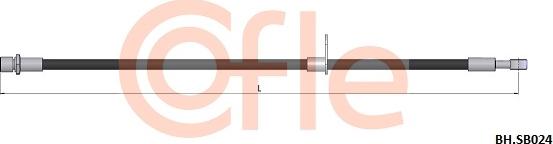 Cofle 92.BH.SB024 - Flessibile del freno autozon.pro