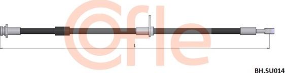 Cofle 92.BH.SU014 - Flessibile del freno autozon.pro