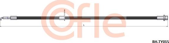 Cofle 92.BH.TY015 - Flessibile del freno autozon.pro