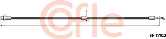 Cofle 92.BH.TY012 - Flessibile del freno autozon.pro