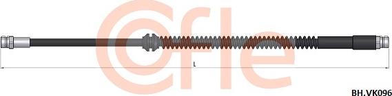 Cofle 92.BH.VK096 - Flessibile del freno autozon.pro