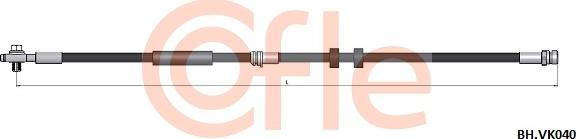 Cofle 92.BH.VK040 - Flessibile del freno autozon.pro