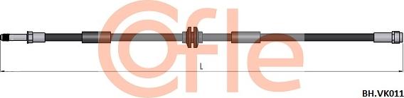 Cofle 92.BH.VK011 - Flessibile del freno autozon.pro