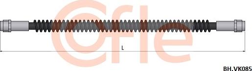 Cofle 92.BH.VK084 - Flessibile del freno autozon.pro