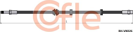 Cofle 92.BH.VK026 - Flessibile del freno autozon.pro
