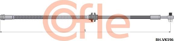 Cofle 92.BH.VK196 - Flessibile del freno autozon.pro