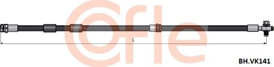 Cofle 92.BH.VK141 - Flessibile del freno autozon.pro