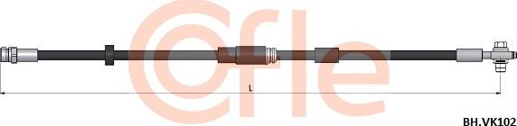 Cofle 92.BH.VK102 - Flessibile del freno autozon.pro