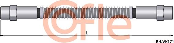 Cofle 92.BH.VK171 - Flessibile del freno autozon.pro