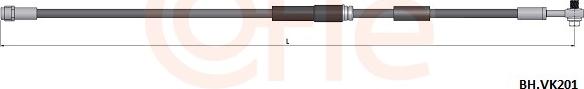 Cofle 92.BH.VK201 - Flessibile del freno autozon.pro
